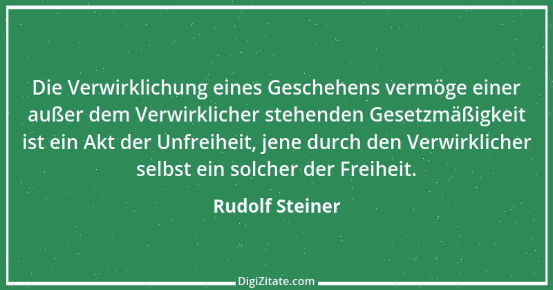 Zitat von Rudolf Steiner 1