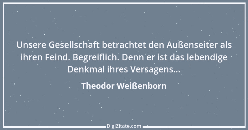 Zitat von Theodor Weißenborn 2