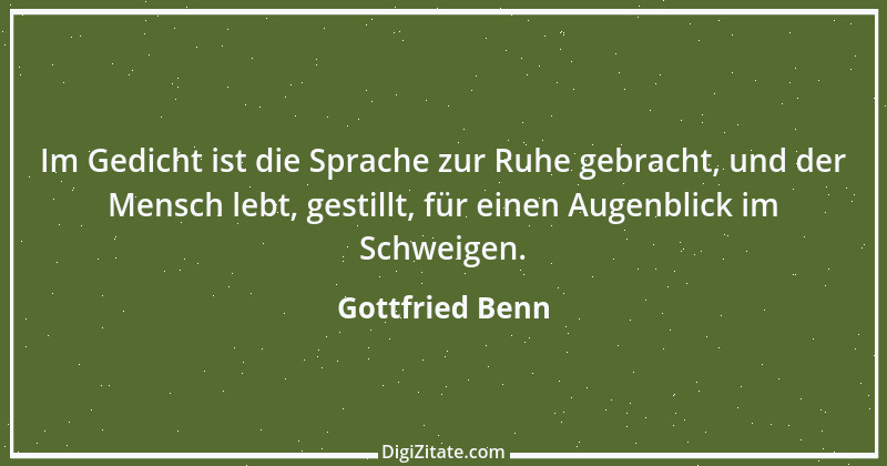 Zitat von Gottfried Benn 27