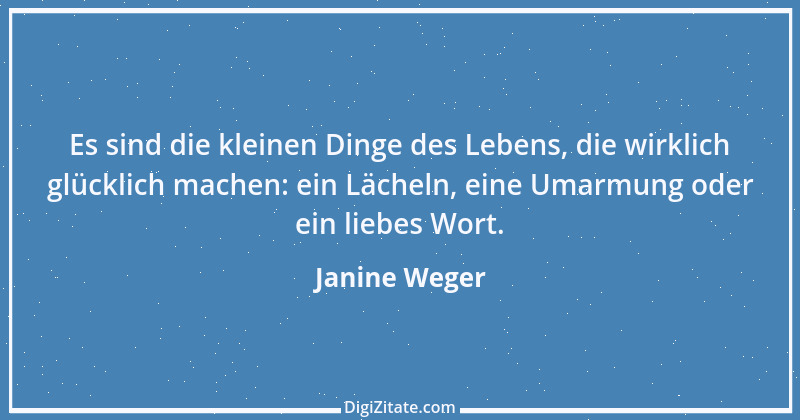 Zitat von Janine Weger 7