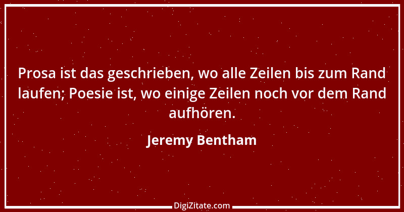 Zitat von Jeremy Bentham 1