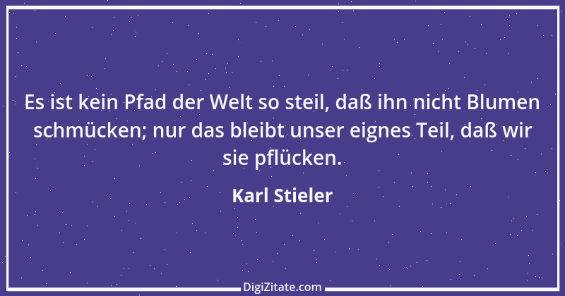 Zitat von Karl Stieler 2