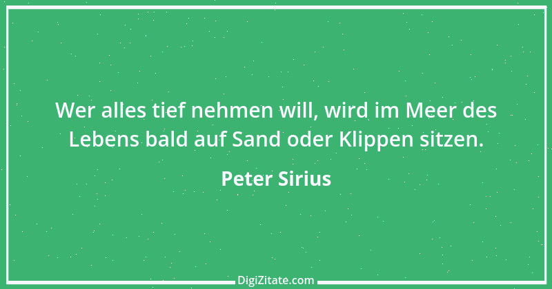 Zitat von Peter Sirius 124