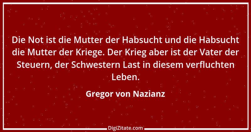 Zitat von Gregor von Nazianz 10