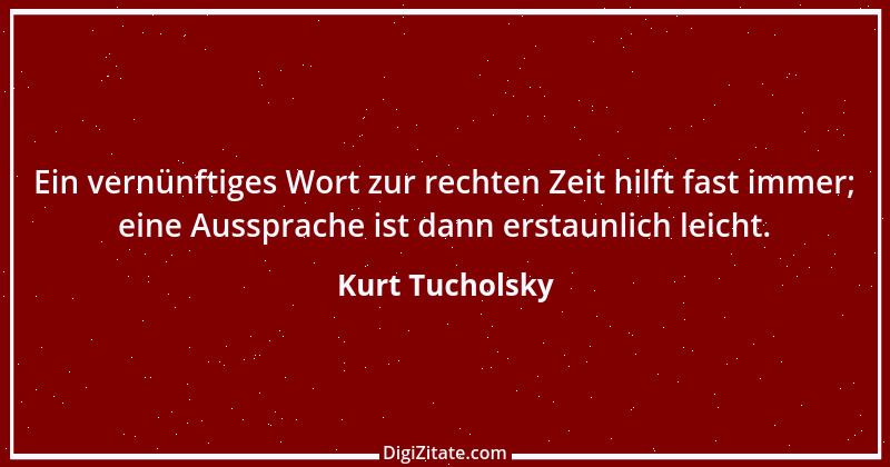 Zitat von Kurt Tucholsky 266