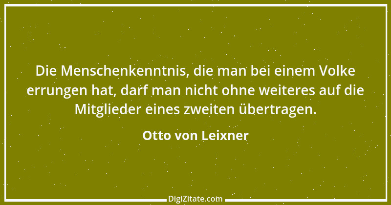 Zitat von Otto von Leixner 24