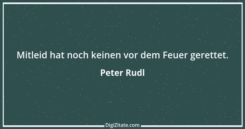 Zitat von Peter Rudl 999