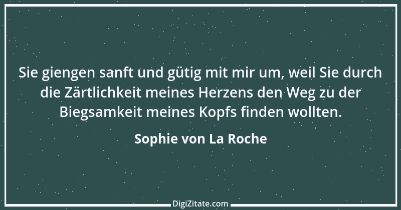 Zitat von Sophie von La Roche 1